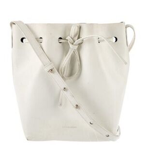 Mansur Gavriel white leather Bag